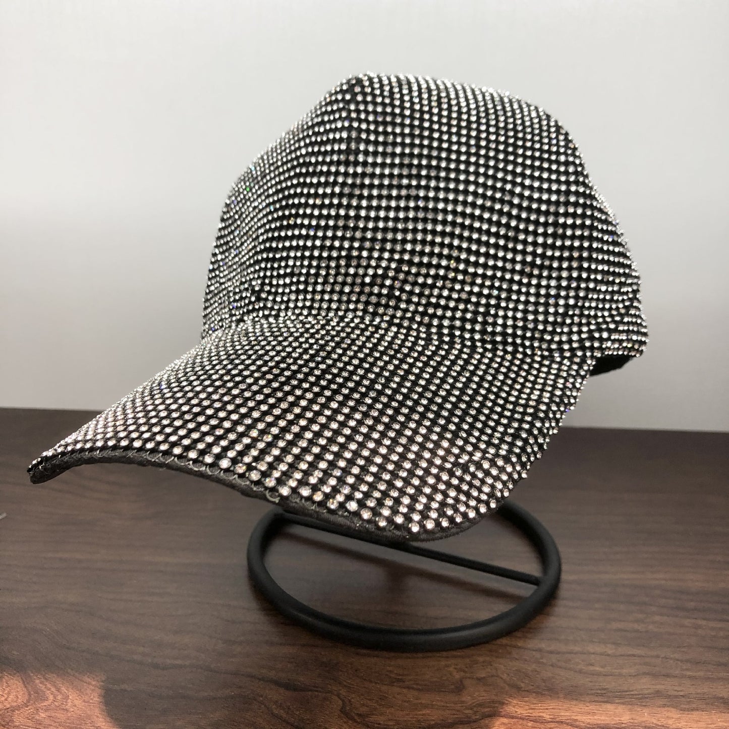 New Full Diamond Baseball Cap Rhinestone Cap Hand-Encrusted Peaked Cap Trend Sunshade Sunscreen Cap