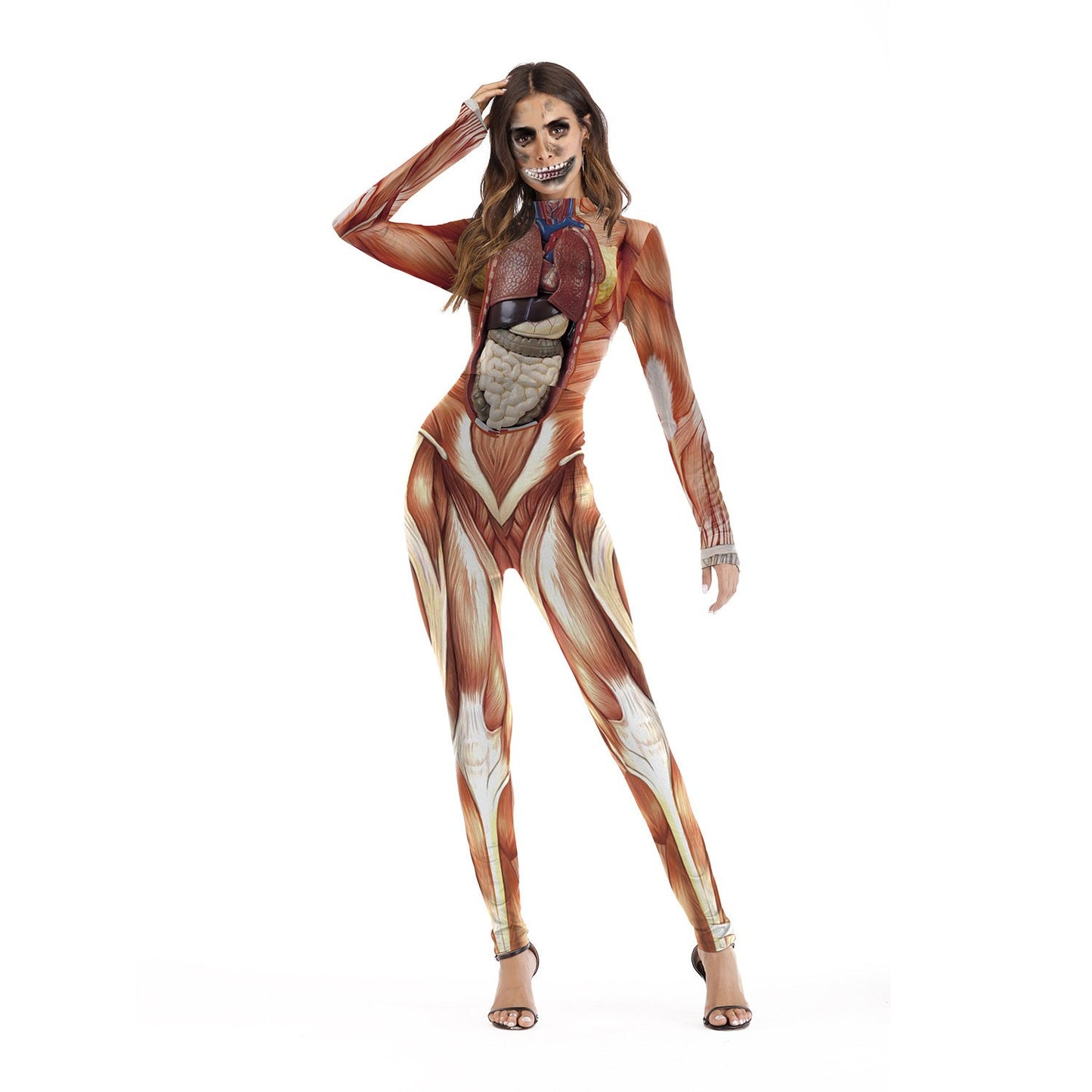 Halloween costume festival event party costume COS long sleeve jumpsuit