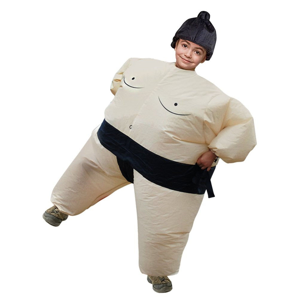 Inflatable Sumo Costume Suits Wrestler Halloween Costume for Adult/Children Fat Man Sumo Party Cosplay Blowup Costume Inflatable