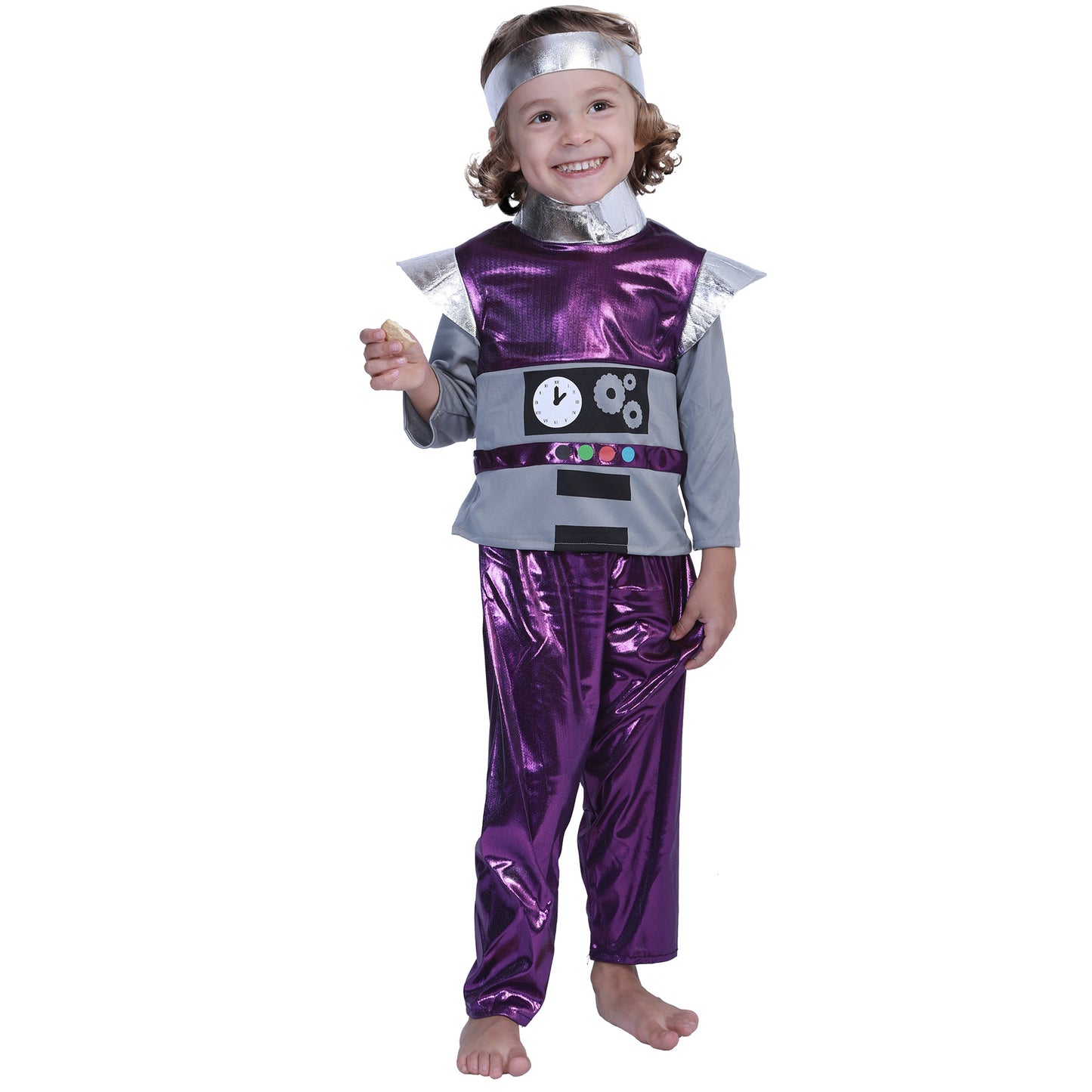 Stage Performance Costume Purple Alien Suit Halloween Family Robot Performance Costume
