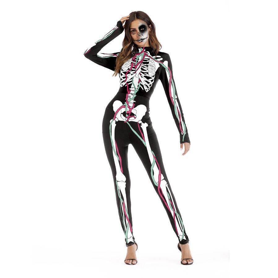 Halloween costume festival event party costume COS long sleeve jumpsuit