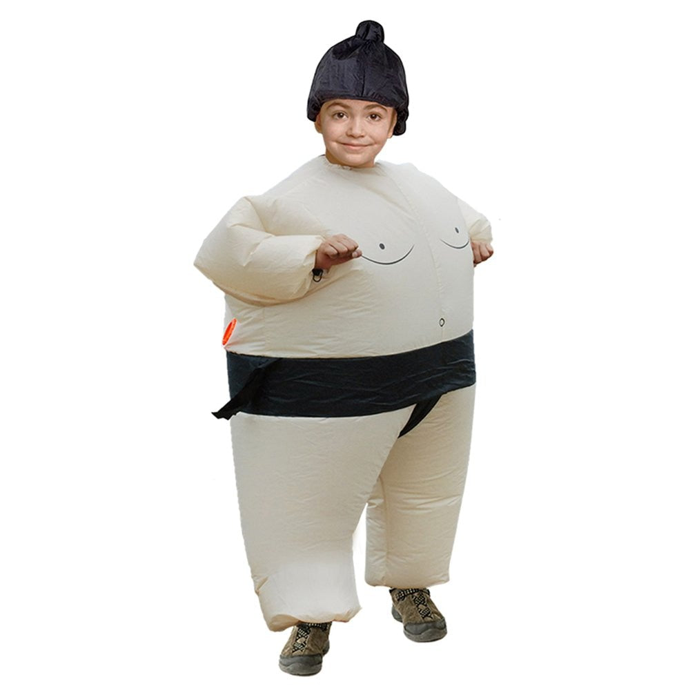 Inflatable Sumo Costume Suits Wrestler Halloween Costume for Adult/Children Fat Man Sumo Party Cosplay Blowup Costume Inflatable