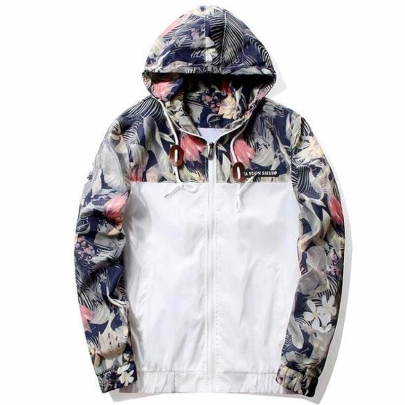 Floral Bomber Jacket Coat