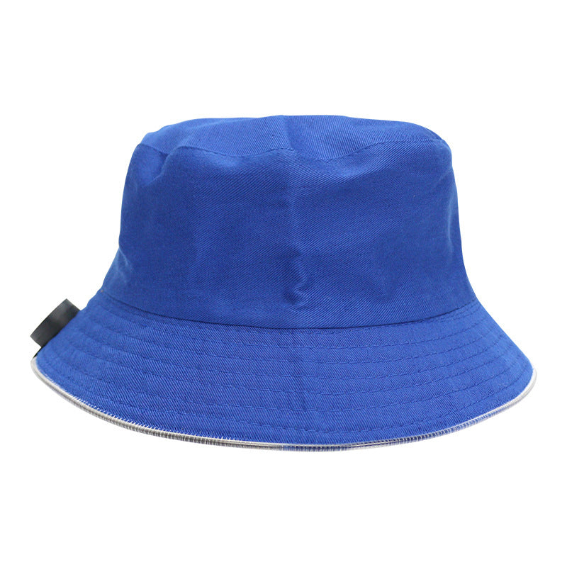 Outdoor Leisure Fishing Naked Sun Hat Tourism Sun Hat Led Light Fiber Luminous Bucket Hat