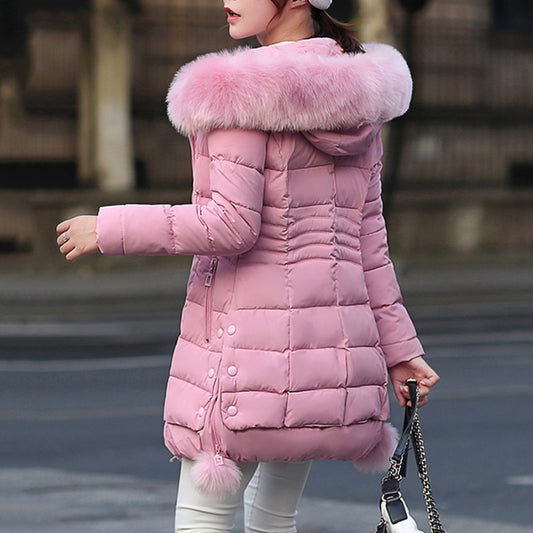 Faux Fur Parkas Women Down Jacket Winter Jacket Women Thick Snow Wear Winter Coat Lady Clothing Female Jackets Parkas