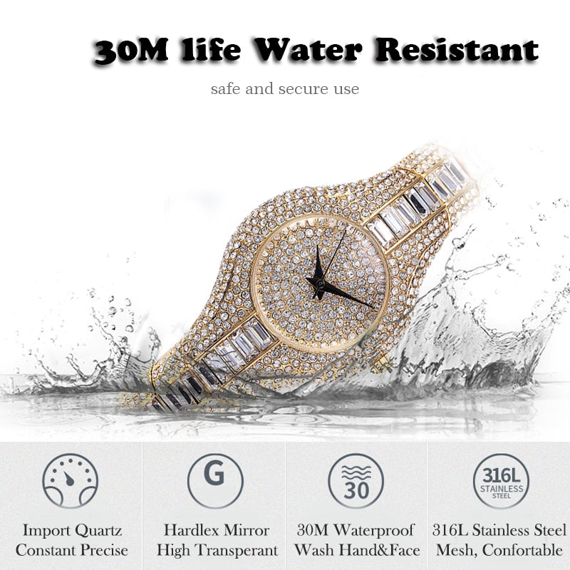 MISSFOX V196 30mm Small Womens Watch Shockproof Waterproof Luxury Ladies Ar Metal Watch bracelets Rhinestone Bu Cheap Chinese Watches