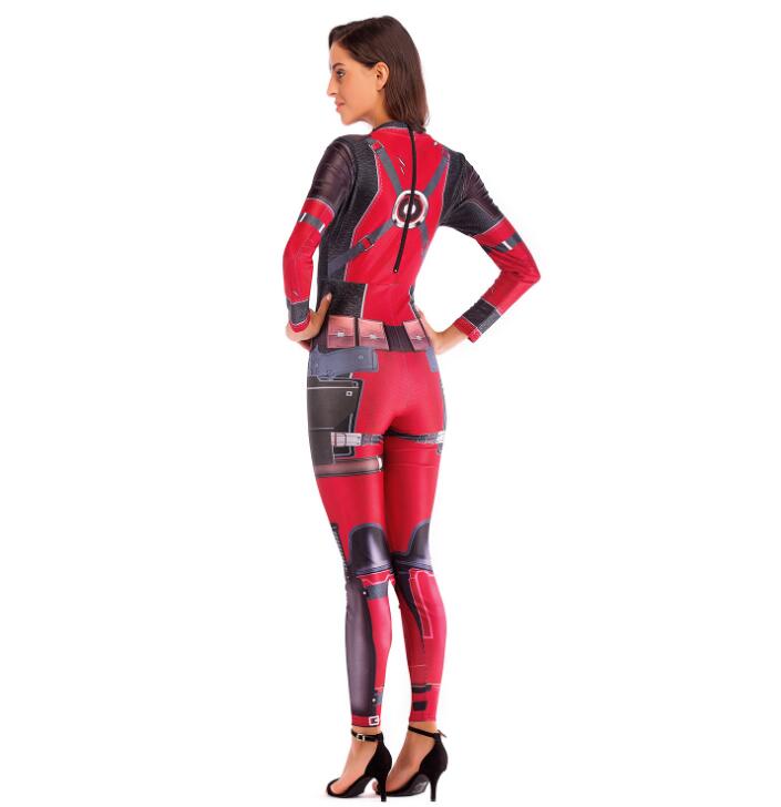 Super Hero Deadpool Costume Cosplay Anime Body Halloween Costumes Pour Femmes Plus La Taille Salopette