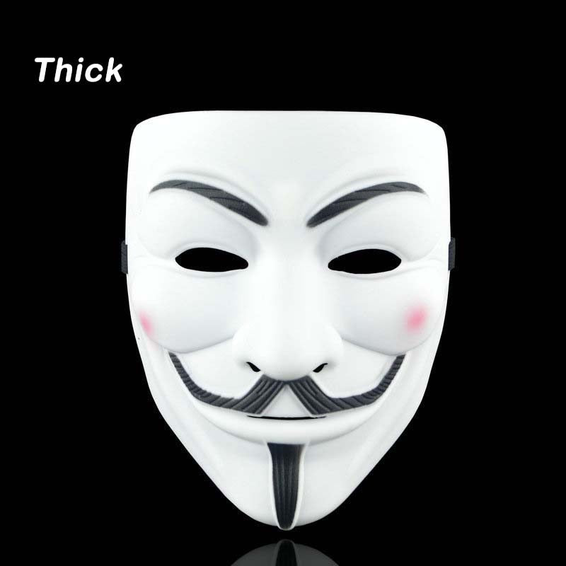 Halloween Cosplay Masks V for Vendetta Movie Anonymous Mask for Adult Kids Film Theme Mask Party Gift Cosplay Costume Accessory