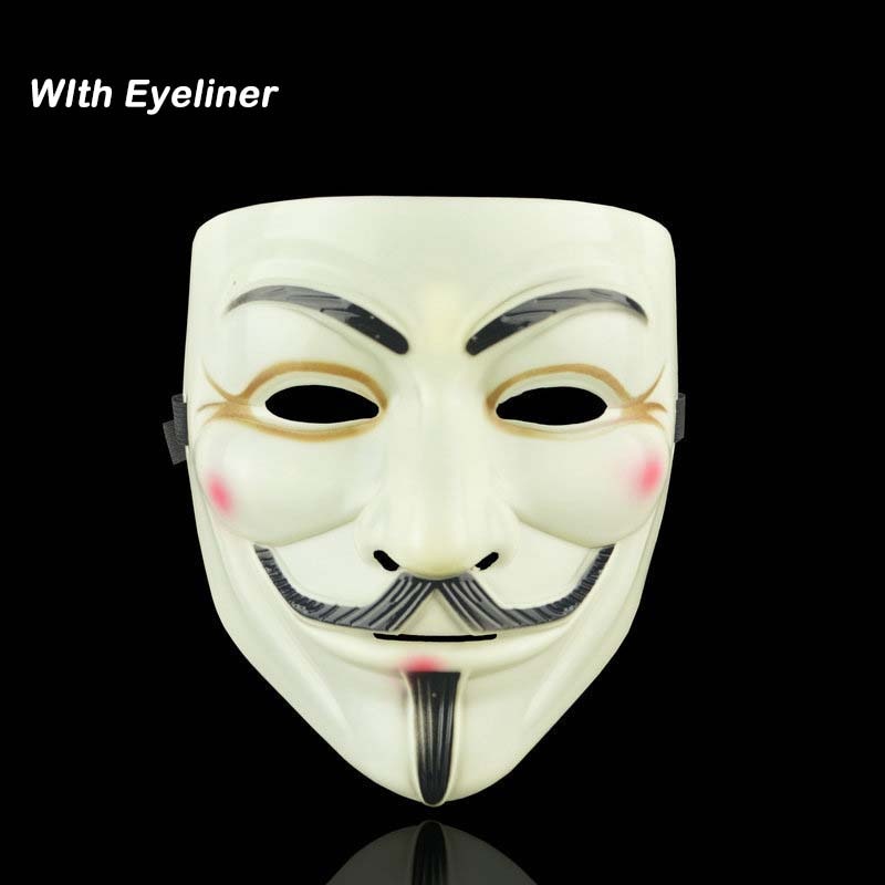 Halloween Cosplay Masks V for Vendetta Movie Anonymous Mask for Adult Kids Film Theme Mask Party Gift Cosplay Costume Accessory