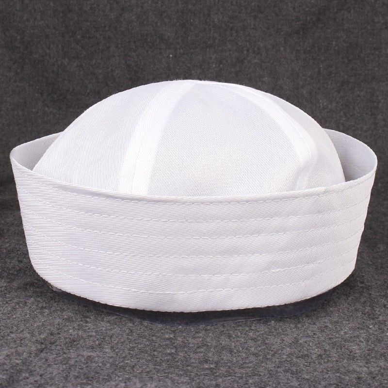 Military Hats Sailor Cap White Captain Navy Marine Caps with Anchor Army Hats For Women Men Child Fancy Cosplay Hat Accessories