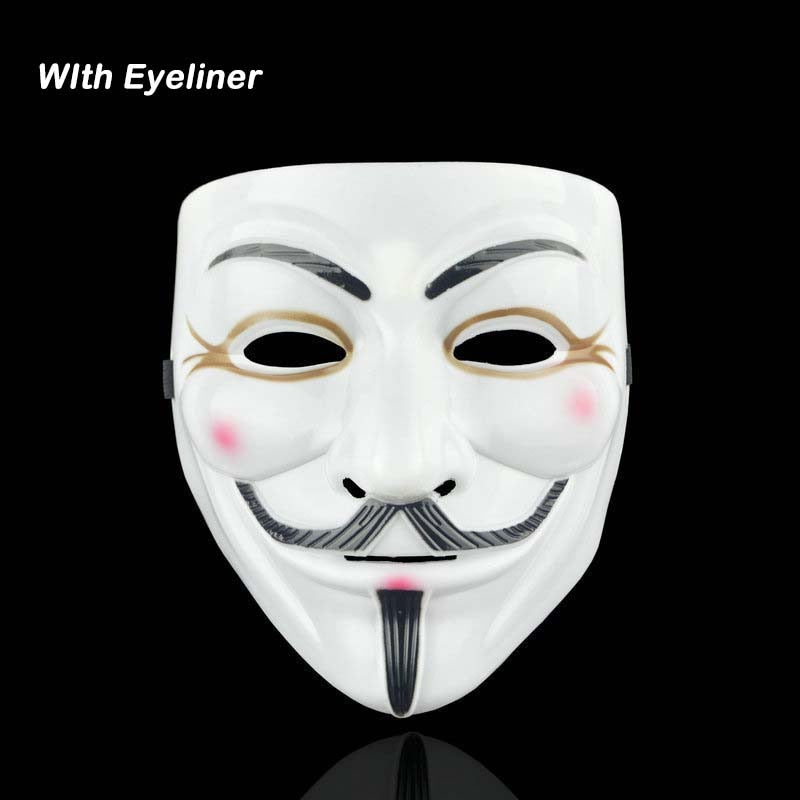 Halloween Cosplay Masks V for Vendetta Movie Anonymous Mask for Adult Kids Film Theme Mask Party Gift Cosplay Costume Accessory