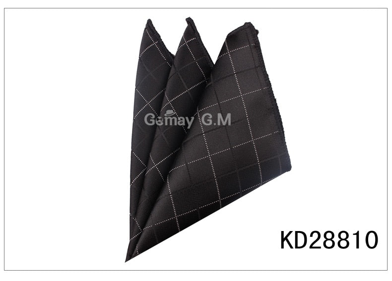 Men Pocket Square Suits Hanky For Men Plaid Mens Handkerchiefs Casual Suit Square Handkerchief Towels For Party 23 cm x 23 cm