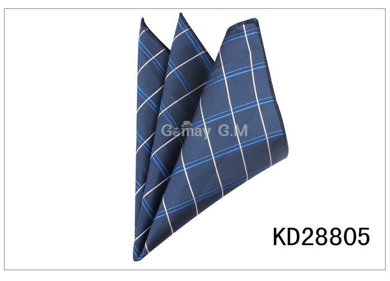 Men Pocket Square Suits Hanky For Men Plaid Mens Handkerchiefs Casual Suit Square Handkerchief Towels For Party 23 cm x 23 cm