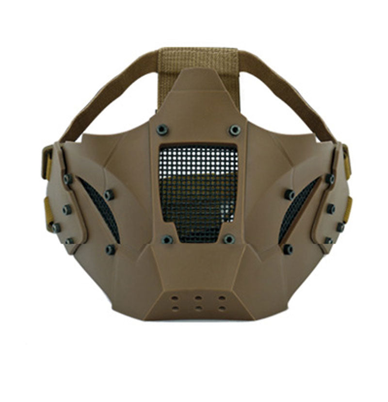 Multi Function Iron Mesh Tactical Mask with Fast Helmet and Tactical Goggles Airsoft Hunting Motorcycle Sport Play