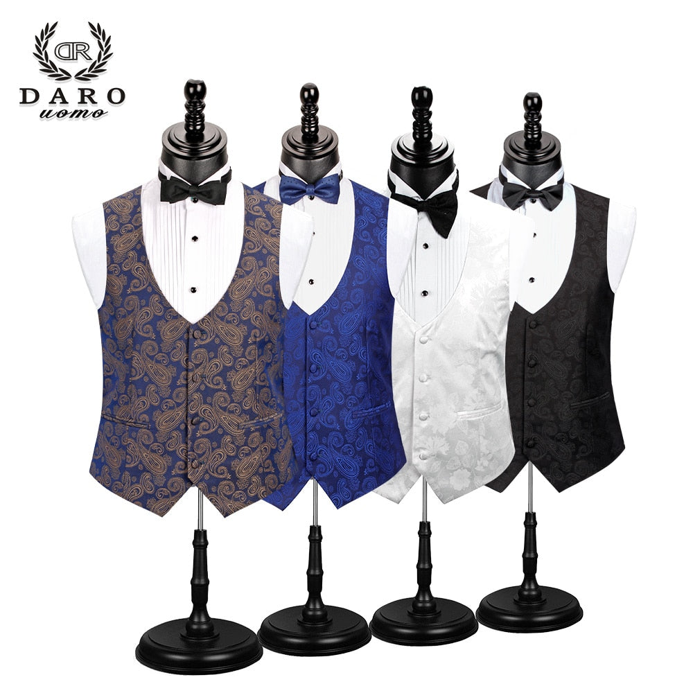 Tuxedo-3 Piece-Black-Gold -White-Royal blue