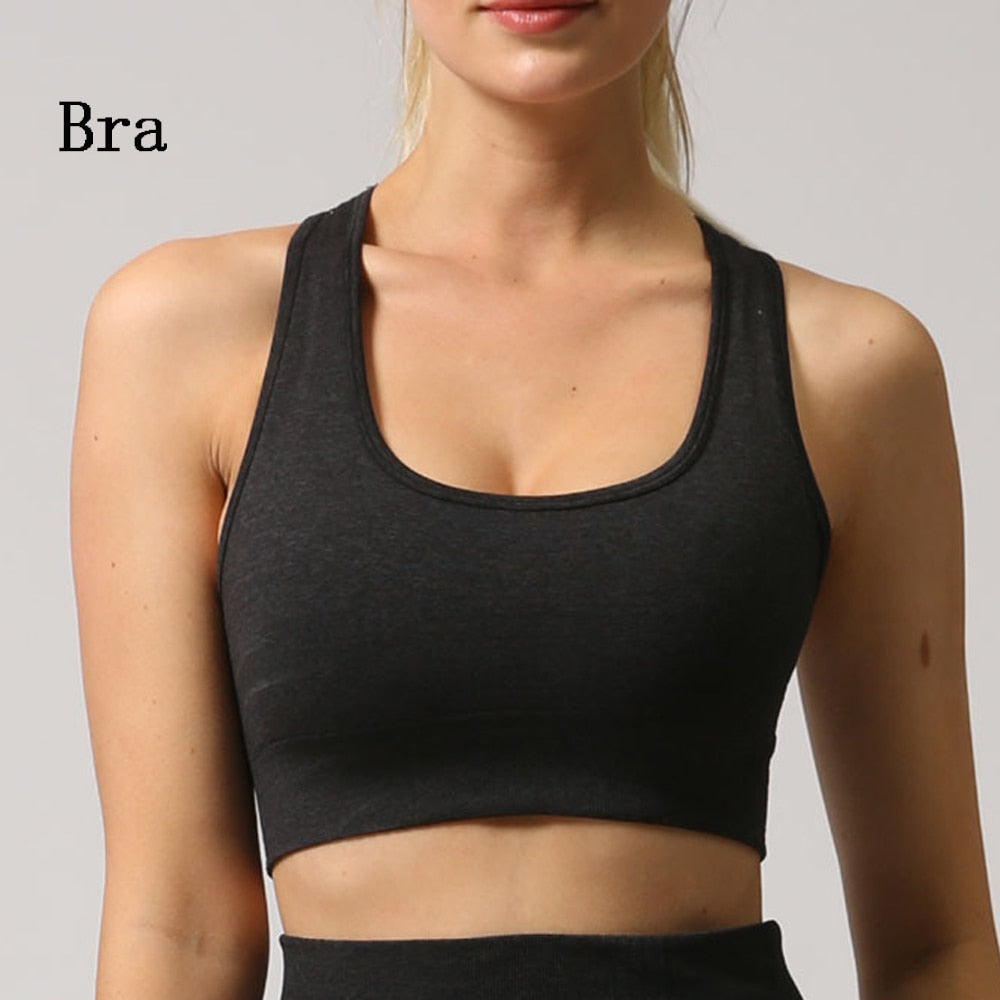 Vital Seamless Yoga Set Women Long Sleeve Summer Blouses Top Gym Sport Bra High Waist Tight Leggings Fitness Suit Shorts Sets