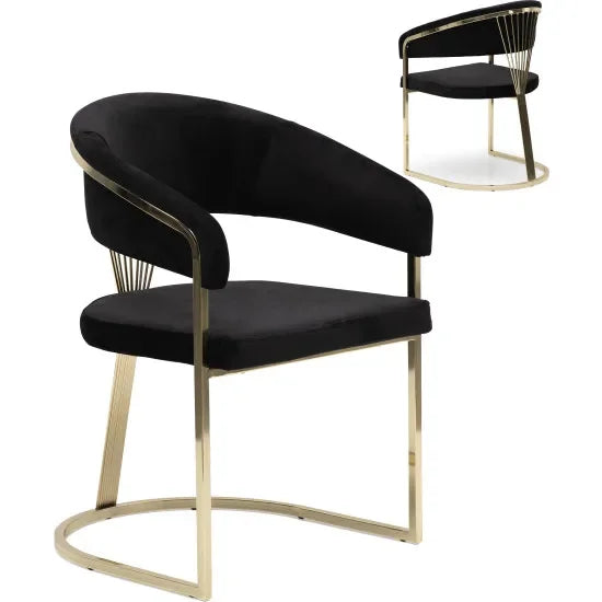 2023 Luxury Modern Dining Chair Stainless Steel Velvet Upholster Restaurant Chair For Home Hotel Wedding