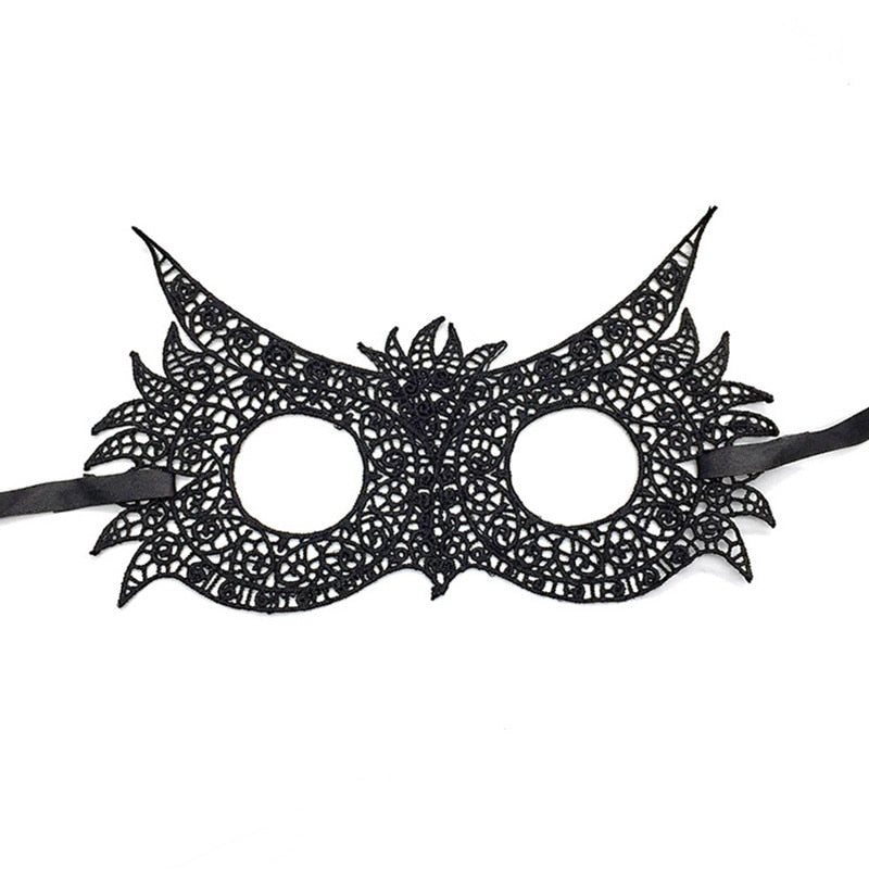 Halloween Cosplay Fox Mask Lace Sexy Eye Mask Animal Mask Half Face Erotic Lace Cat Mask Women Sex Toys For Couple Squid Game