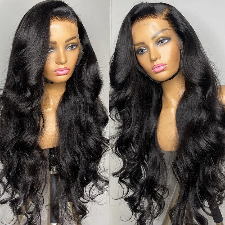 HD 13x6 Lace Front Human Hair Wigs Raw Indian Body Wave Pre Plucked Body Wave Remy Human Hair Wig HD Lace Frontal Wigs For Women