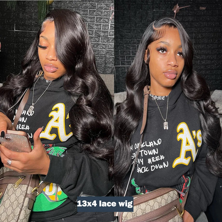 13x4 Hd Lace Frontal Wig or 13x6 Lace Human Hair Wig 30 Inch Body Wave