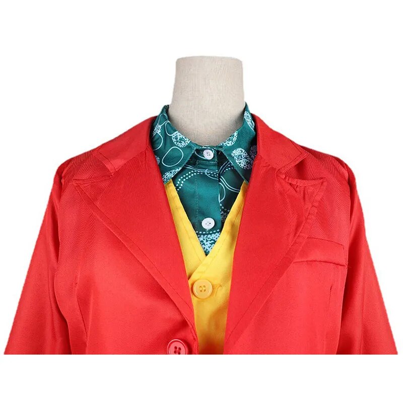 Joker Costume Adults Suitable for Halloween Party Carnival Stage Performance Clown Cosplay Costume