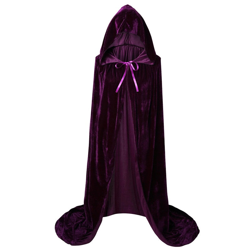 Hocus Pocus Witch Cloak Halloween Sarah Winifred Sanderson Cosplay Costume Adult Kids Unisex Cloak Retro Ages Cape