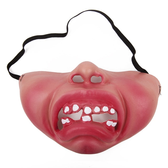 Latex Cosplay Half Face Party  Masks