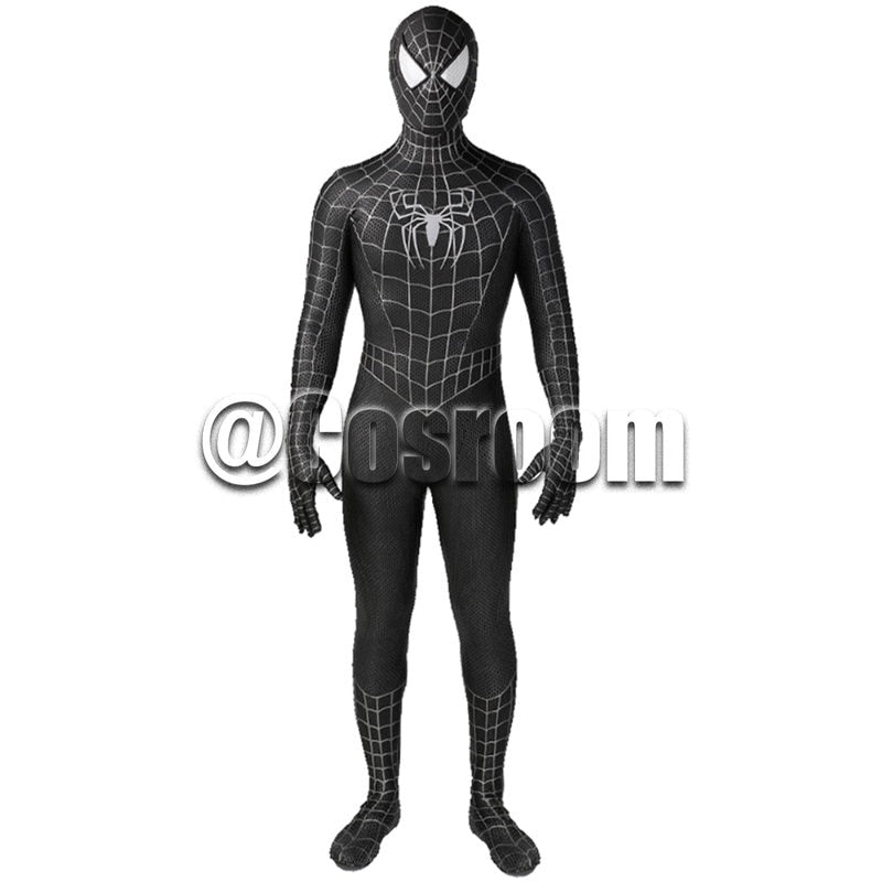 Tobey Maguire Spiderman Costume Black/Red Raimi Spider Man Cosplay Superhero Zentai Suit Halloween Costumes for Adults/Kids