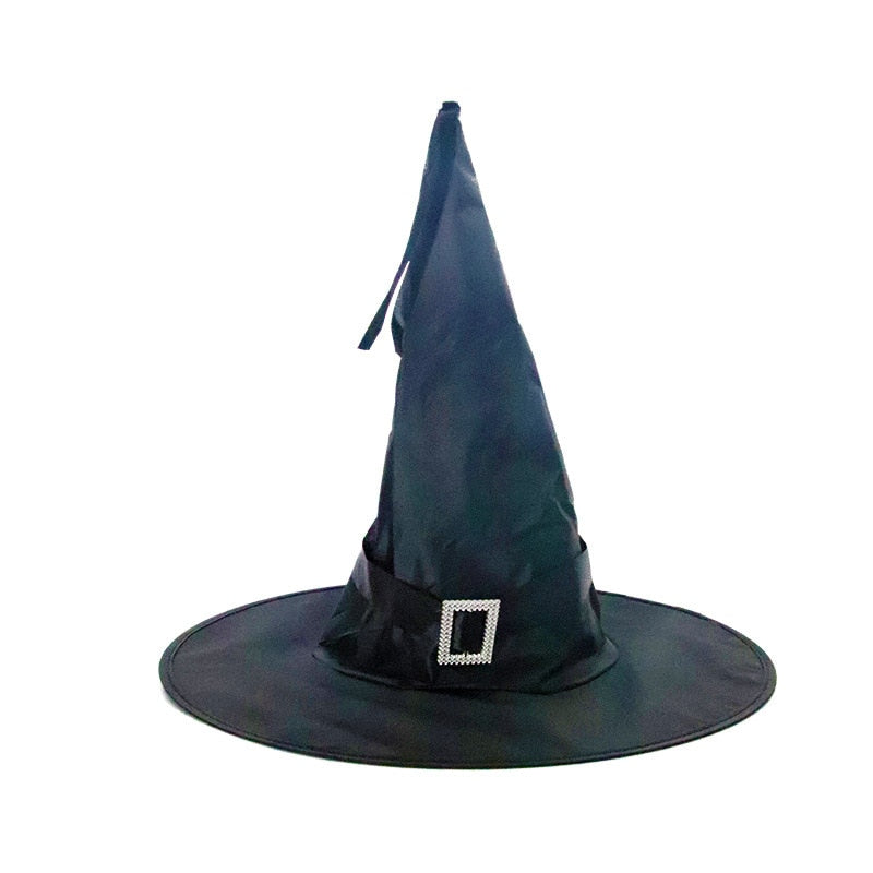 New 1PC LED Lights Witch Hats Halloween Costume Cosplay Props Outdoor Tree Hanging Ornament  Party Decor Halloween Decoration