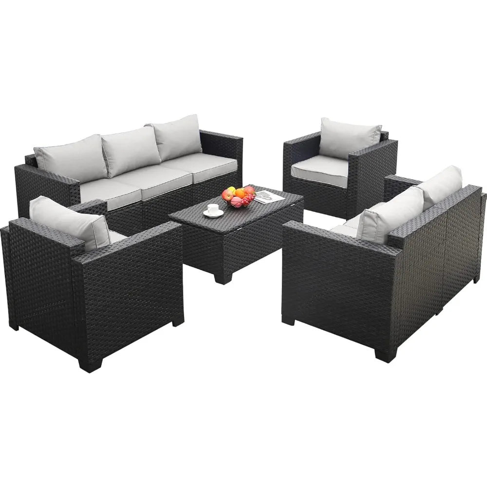 Outdoor Sofa Sets, Patio Furniture Set 5 Pieces Outdoor Furniture Sets Patio Couch , Outdoor Garden Sofas Sets