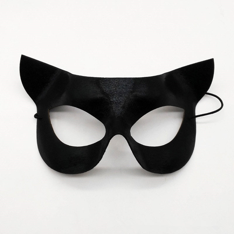 Halloween Cosplay Fox Mask Lace Sexy Eye Mask Animal Mask Half Face Erotic Lace Cat Mask Women Sex Toys For Couple Squid Game