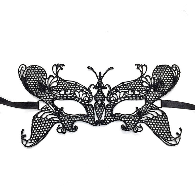 Halloween Cosplay Fox Mask Lace Sexy Eye Mask Animal Mask Half Face Erotic Lace Cat Mask Women Sex Toys For Couple Squid Game