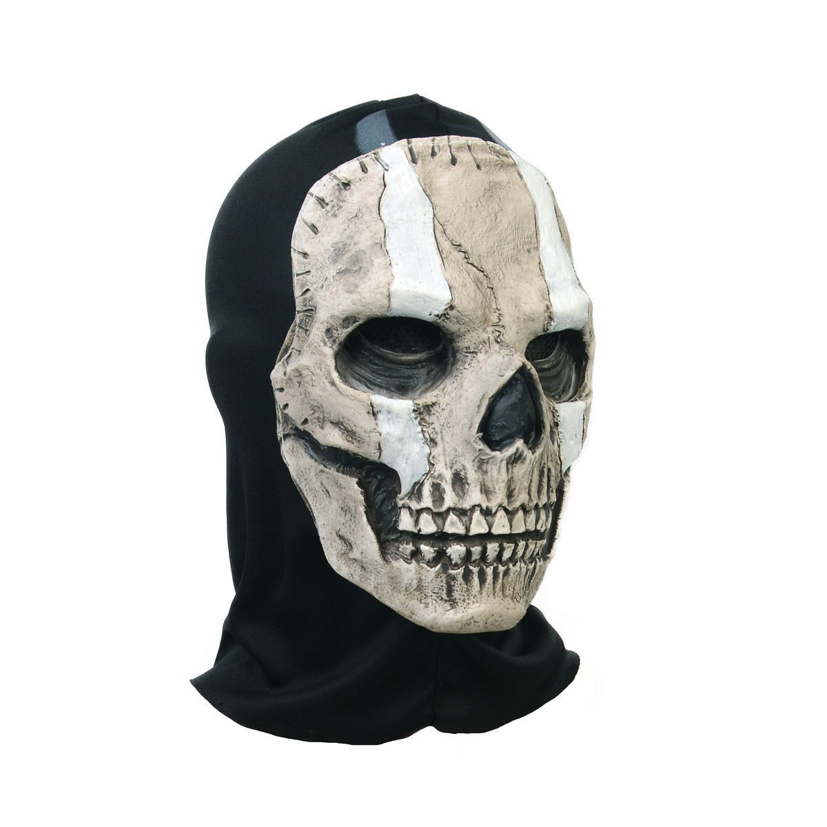 Unisex Horror Ghost Skull Mask ghost Call of Duty Latex Headgear Helmet Cosplay Perform Party Masquerade Prop Halloween Cosplay