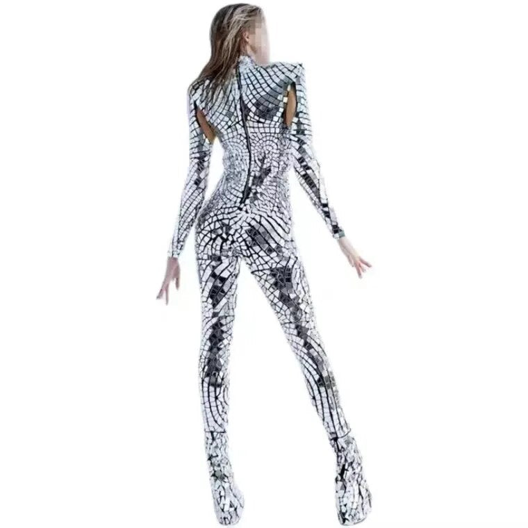 47225344721198|47225344753966|High-end dance women's costumes hand-stitched mirror women one-piece dress T stage theme large-scale commercial costumes shiny