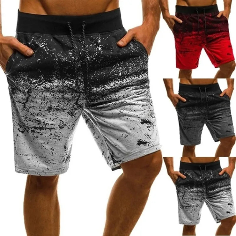 Men Jogger Shorts-Drawstring Sweatpants