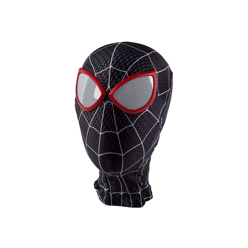 Adult Spiderman Mask Peter Parker Miles Morales Raimi Superhero Cosplay Costume Masks Lens Prop Face Mask Halloween