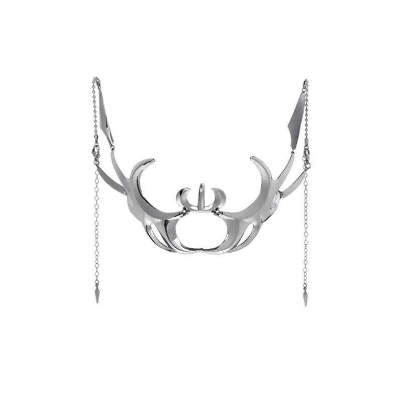 Fashion Gothic Mask  Cyber Punk Liquid Irregular Silver Color Hollow Women Men Party Individuation Individual Jewelry Accessory