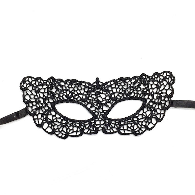 Halloween Cosplay Fox Mask Lace Sexy Eye Mask Animal Mask Half Face Erotic Lace Cat Mask Women Sex Toys For Couple Squid Game