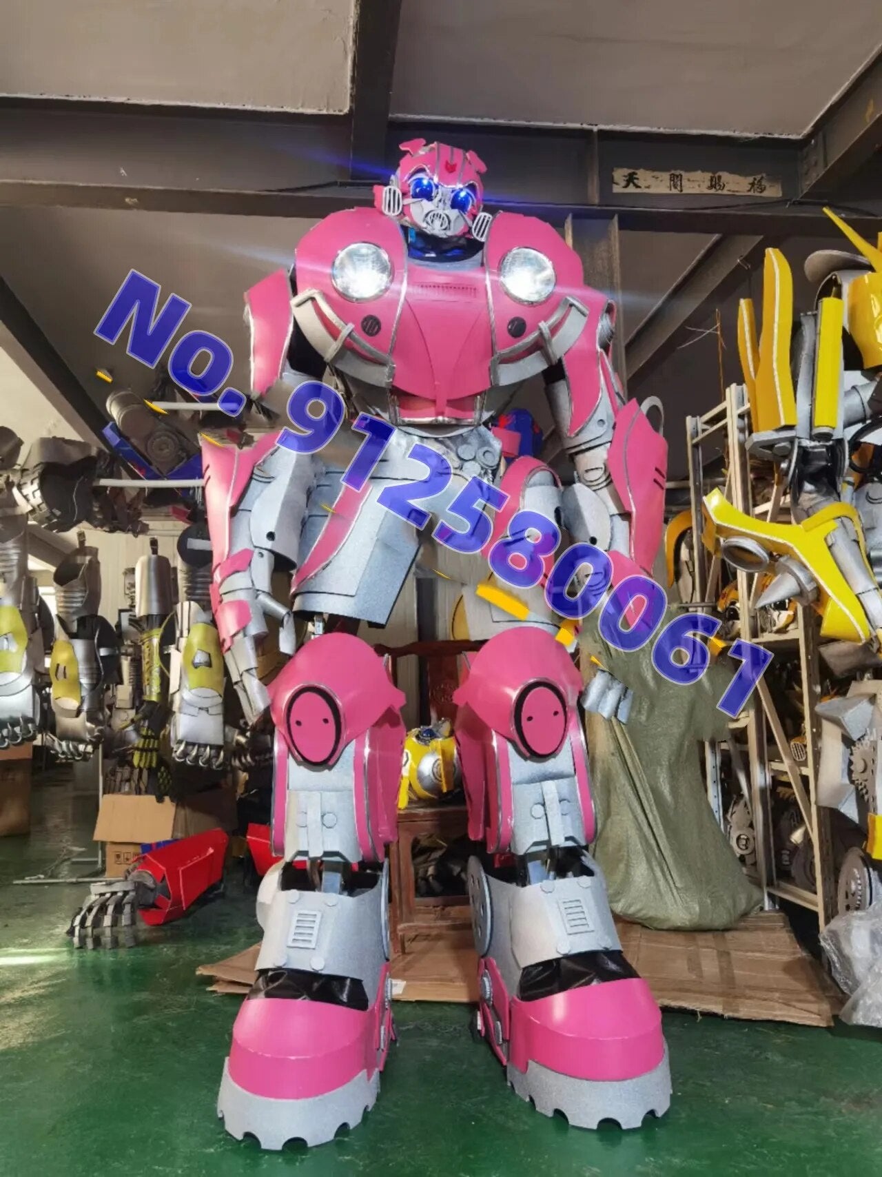 Human Size Movie Cosplay Transformer-Type Robot Costume-Easy Wearable Robot Costume